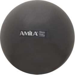 Μπάλα Γυμναστικής AMILA Pilates Ball 19cm Μαύρη Bulk