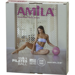 Μπάλα Γυμναστικής AMILA Pilates Ball 25cm Ροζ