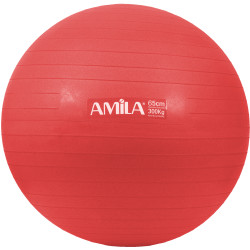 Μπάλα γυμναστικής AMILA GYMBALL 75cm Κόκκινη