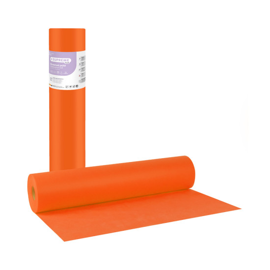 SUPREME PLUS Εξεταστικό Ρολό Non woven Πορτοκαλί 20gr