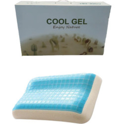 Μαξιλάρι MEMORY FOAM ΜΕ COOL GEL CURVED