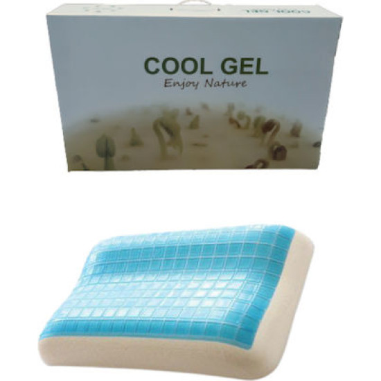 Μαξιλάρι MEMORY FOAM ΜΕ COOL GEL CURVED